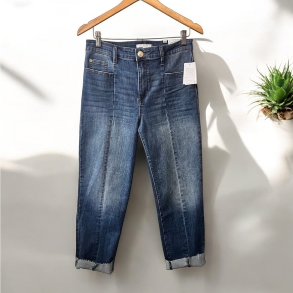 STS Blue Straight Leg High Rise Denim Blue Jeans Size 29 NWT - Picture 1 of 8